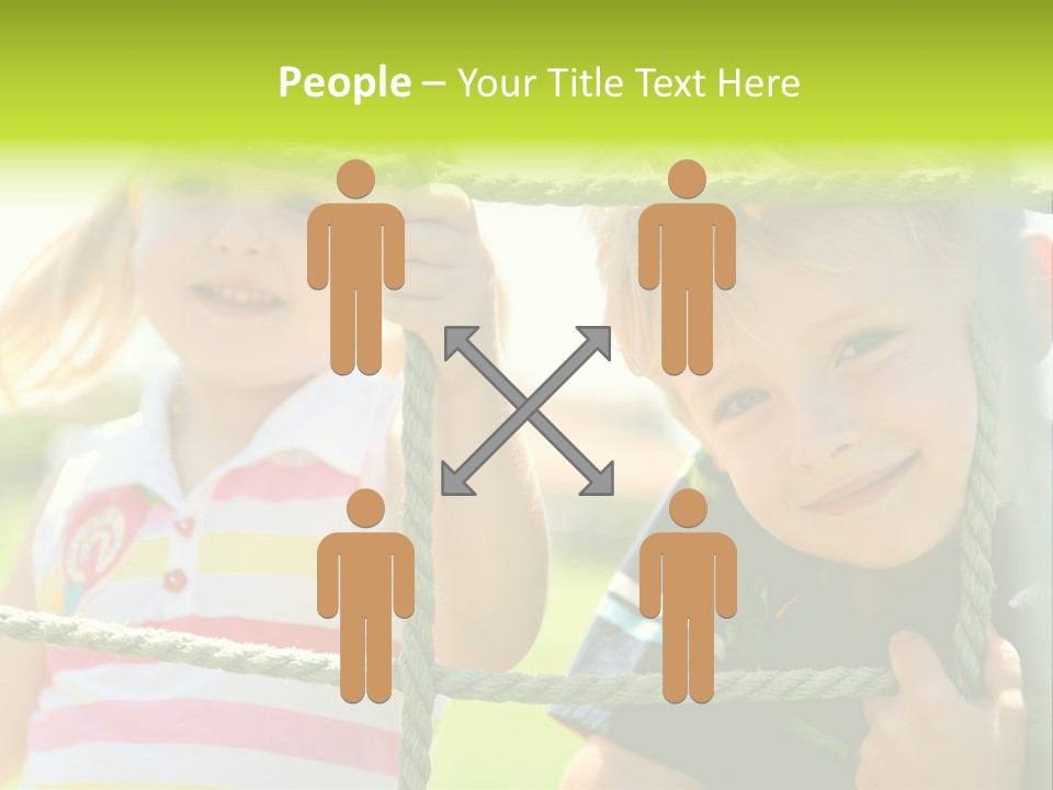 Male Activity Posing PowerPoint Template