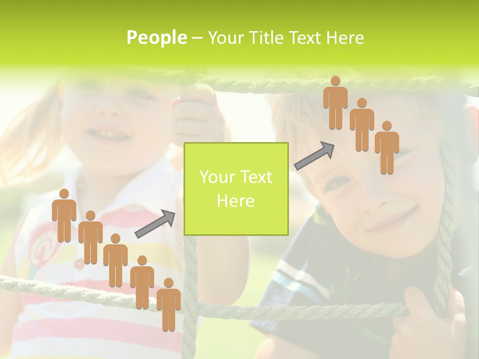 Male Activity Posing PowerPoint Template