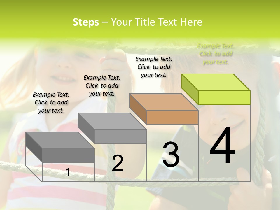 Male Activity Posing PowerPoint Template