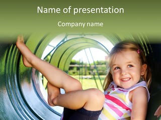 Recreation Posing Play PowerPoint Template