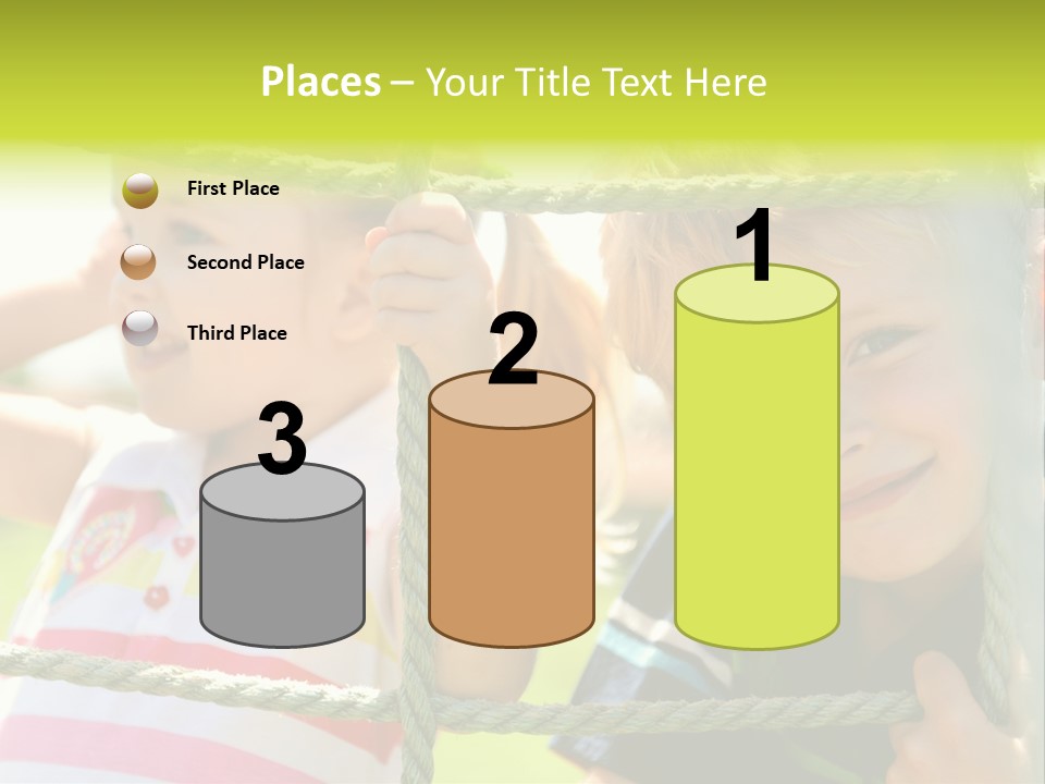 Love Childhood Toddler PowerPoint Template