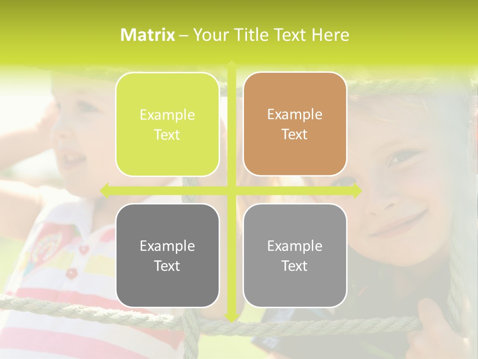 Love Childhood Toddler PowerPoint Template