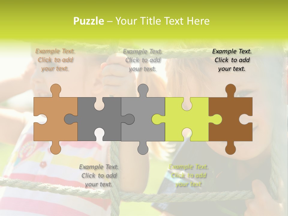 Love Childhood Toddler PowerPoint Template