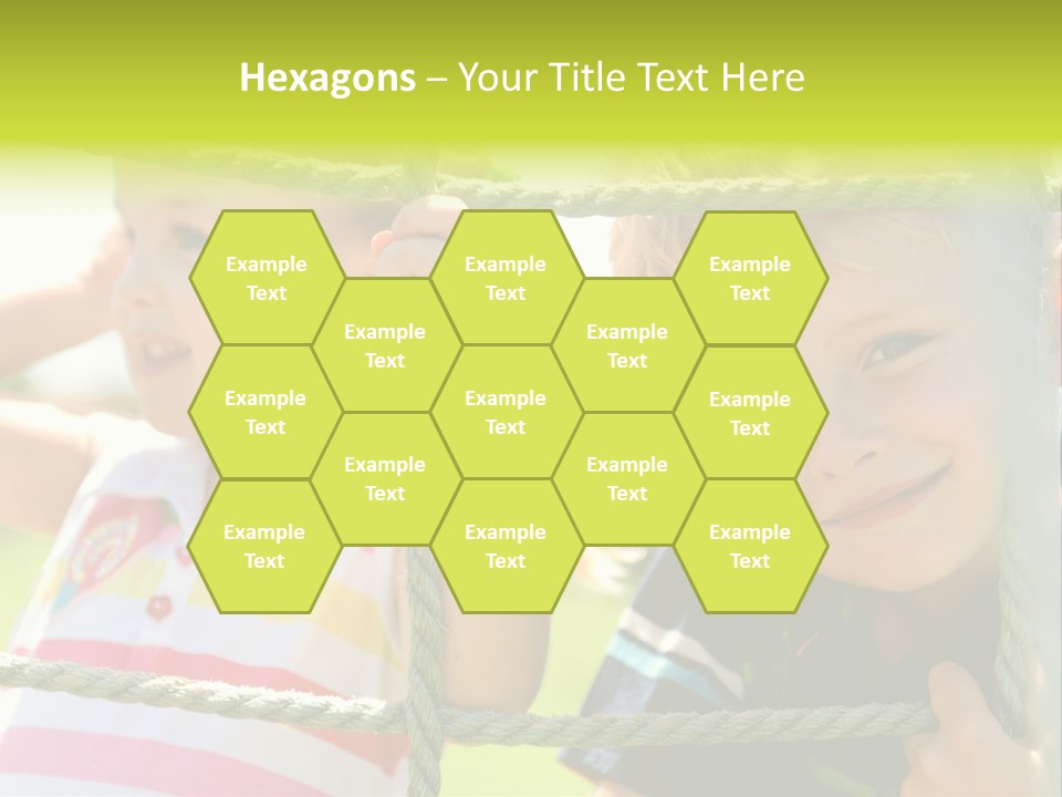 Love Childhood Toddler PowerPoint Template