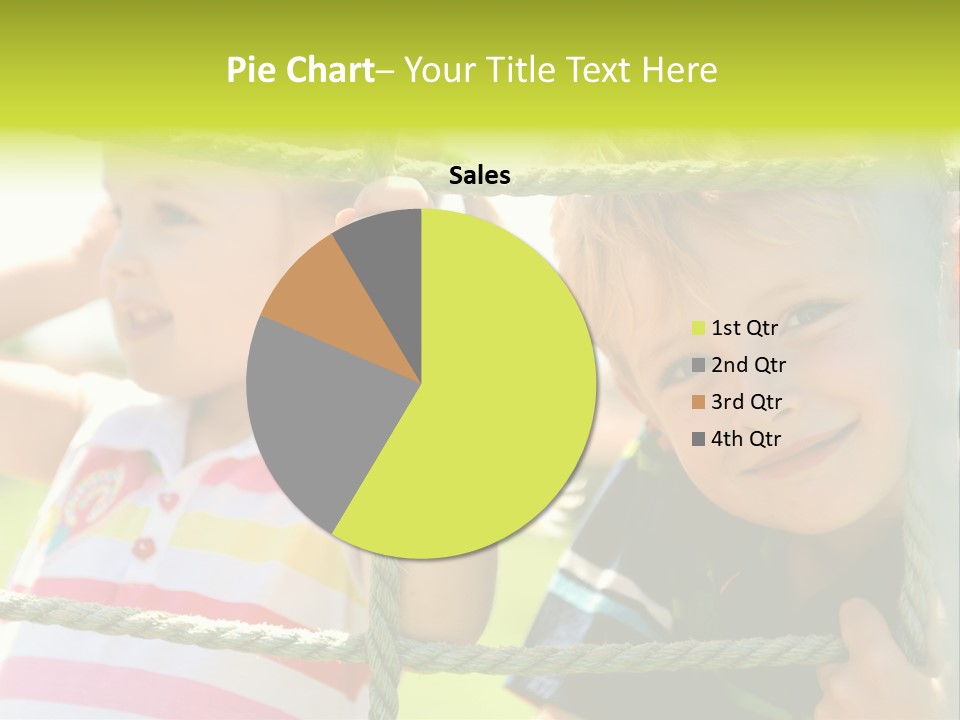 Love Childhood Toddler PowerPoint Template