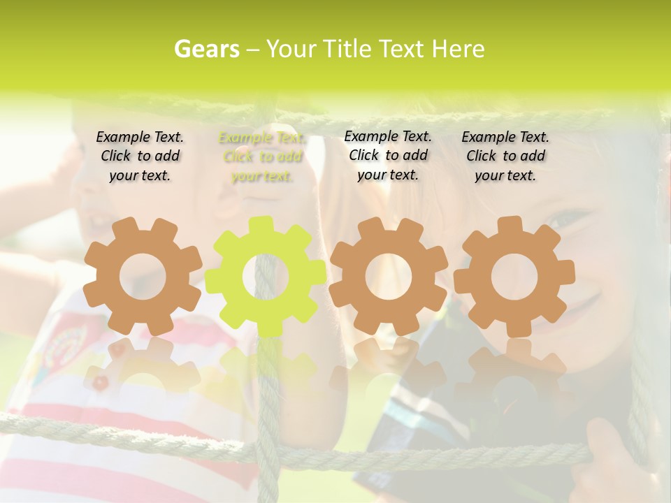 Love Childhood Toddler PowerPoint Template