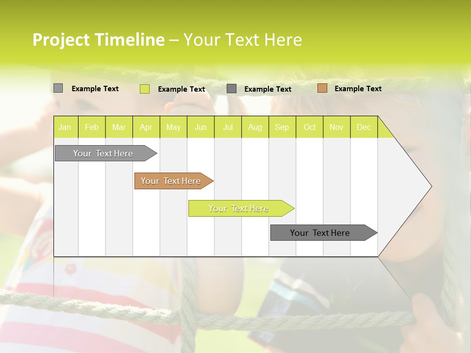 Love Childhood Toddler PowerPoint Template