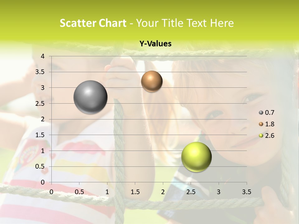 Love Childhood Toddler PowerPoint Template