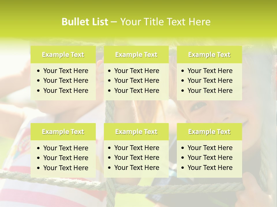 Love Childhood Toddler PowerPoint Template