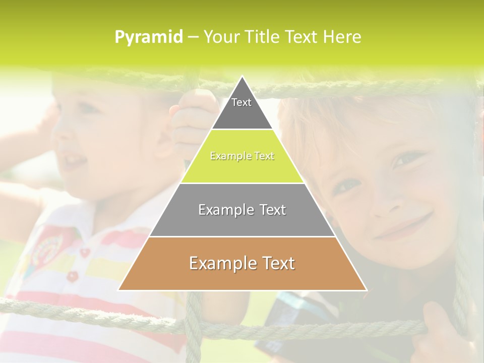 Love Childhood Toddler PowerPoint Template