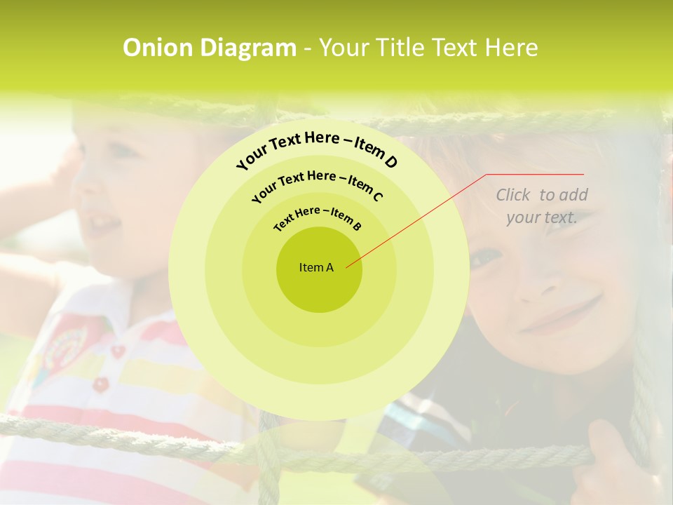 Love Childhood Toddler PowerPoint Template