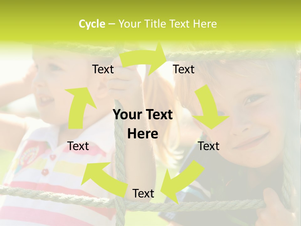 Love Childhood Toddler PowerPoint Template