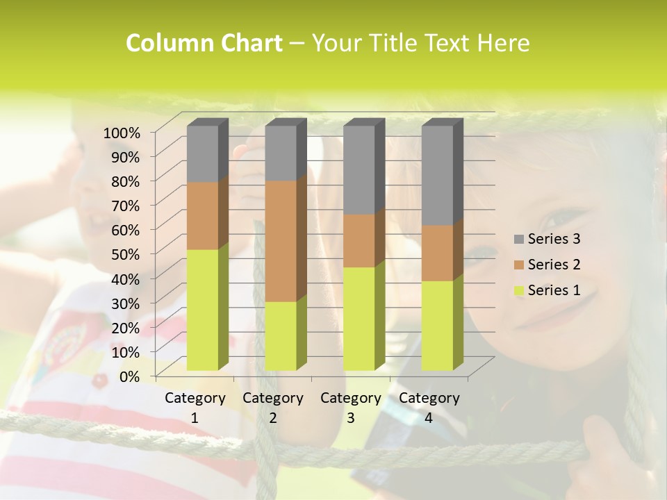 Love Childhood Toddler PowerPoint Template