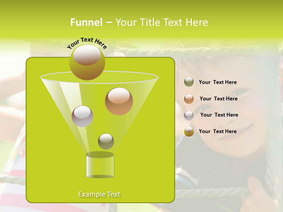 Love Childhood Toddler PowerPoint Template