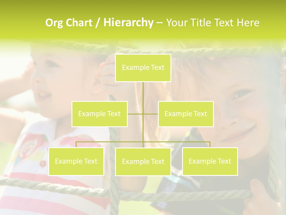 Love Childhood Toddler PowerPoint Template