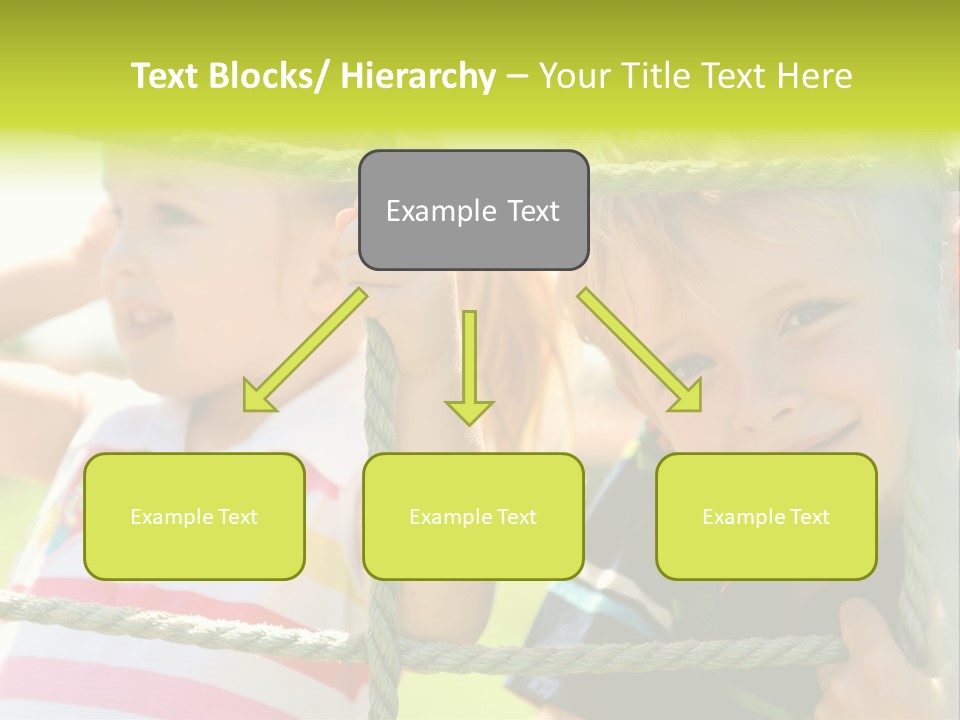 Love Childhood Toddler PowerPoint Template