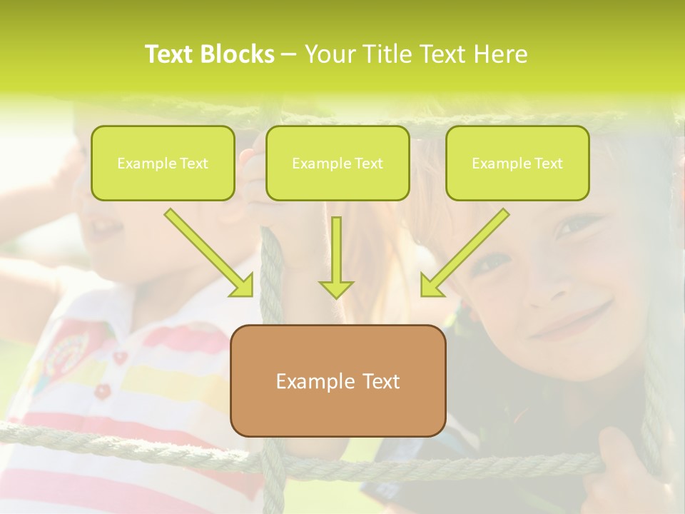 Love Childhood Toddler PowerPoint Template