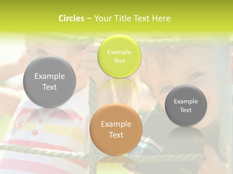 Love Childhood Toddler PowerPoint Template