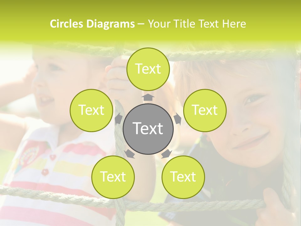 Love Childhood Toddler PowerPoint Template