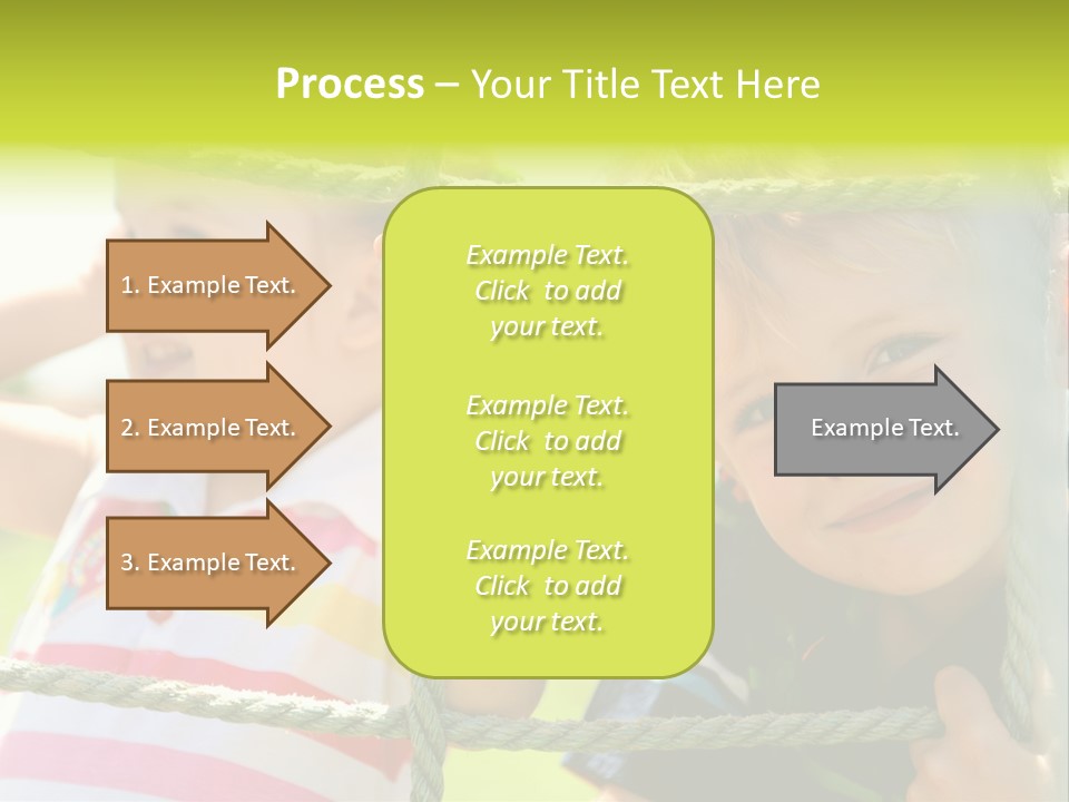 Love Childhood Toddler PowerPoint Template