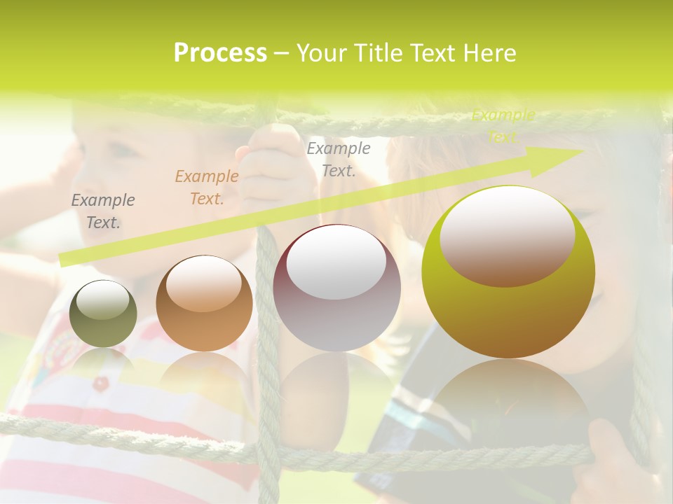 Love Childhood Toddler PowerPoint Template