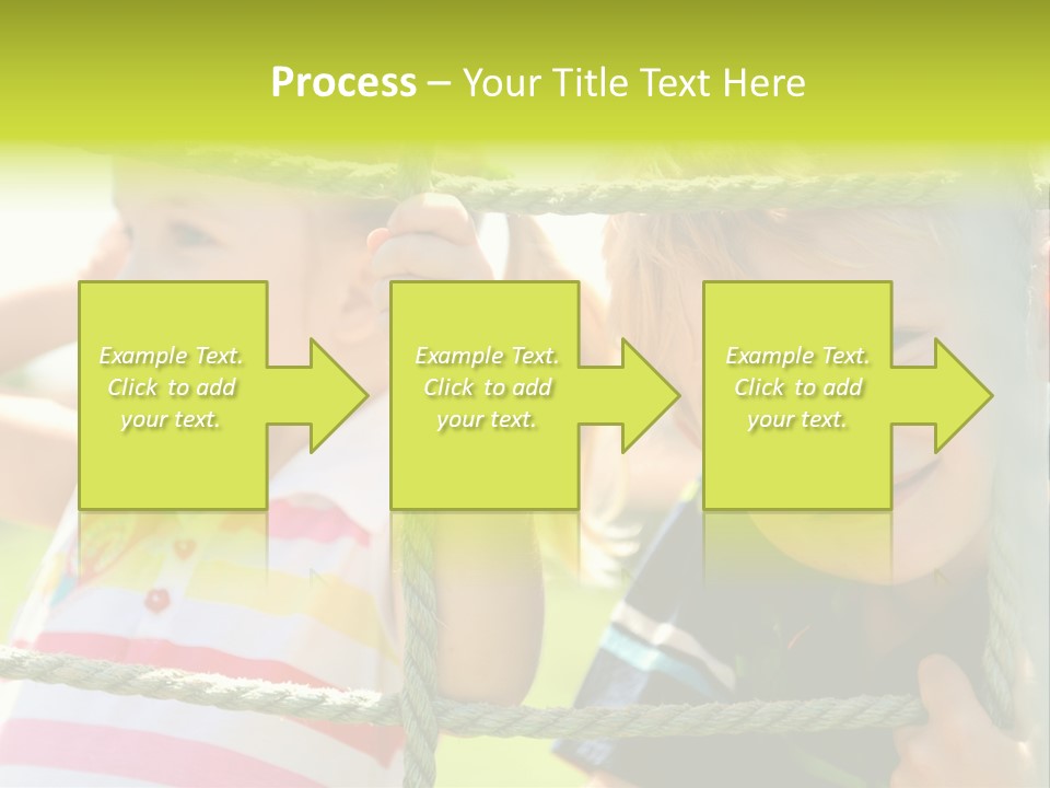 Love Childhood Toddler PowerPoint Template