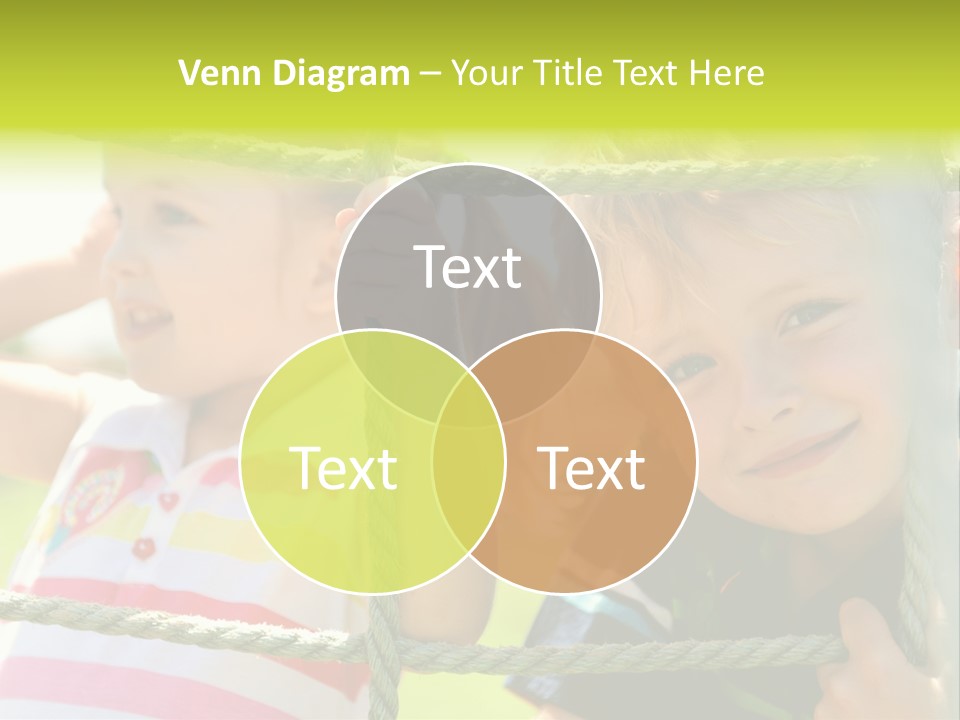 Love Childhood Toddler PowerPoint Template