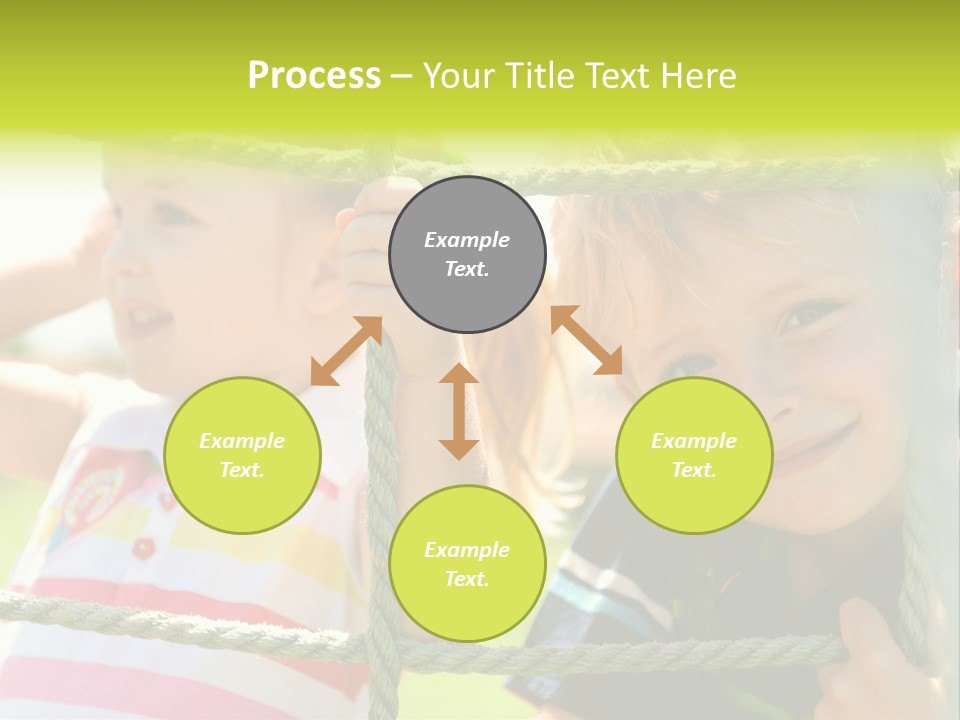 Love Childhood Toddler PowerPoint Template