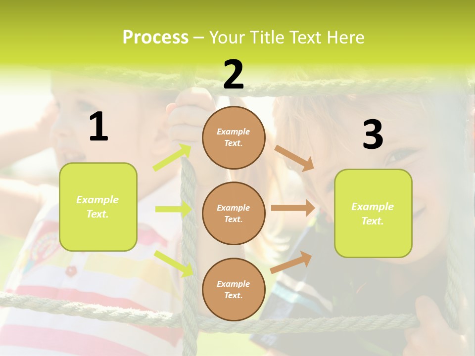 Love Childhood Toddler PowerPoint Template