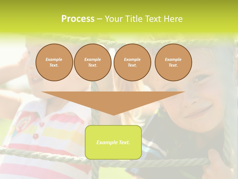 Love Childhood Toddler PowerPoint Template