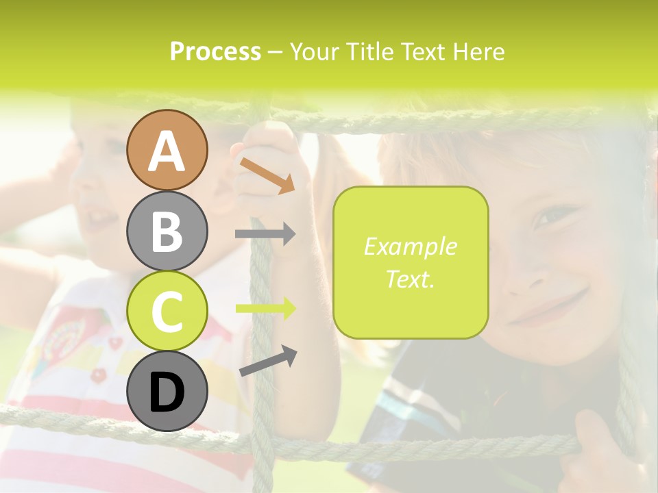 Love Childhood Toddler PowerPoint Template