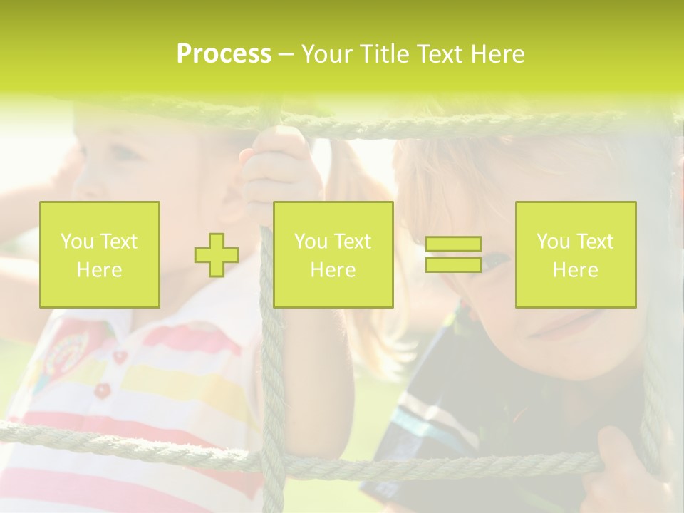 Love Childhood Toddler PowerPoint Template