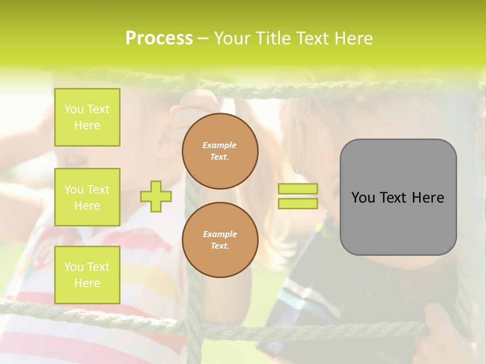 Love Childhood Toddler PowerPoint Template