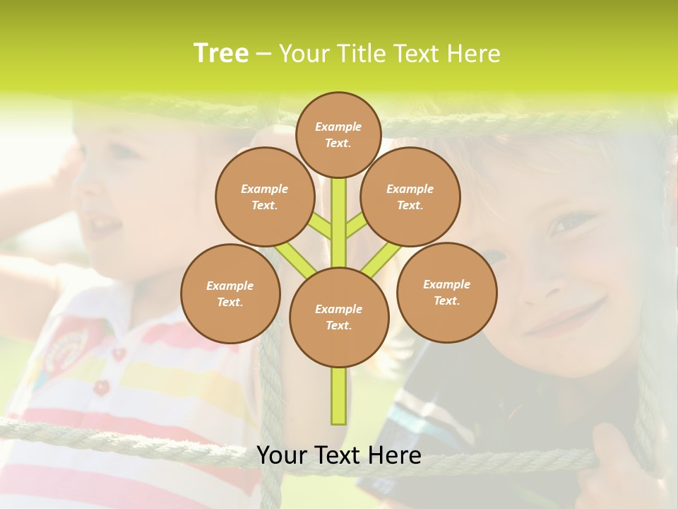 Love Childhood Toddler PowerPoint Template