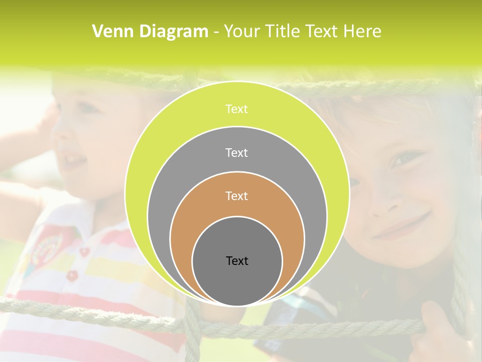 Love Childhood Toddler PowerPoint Template