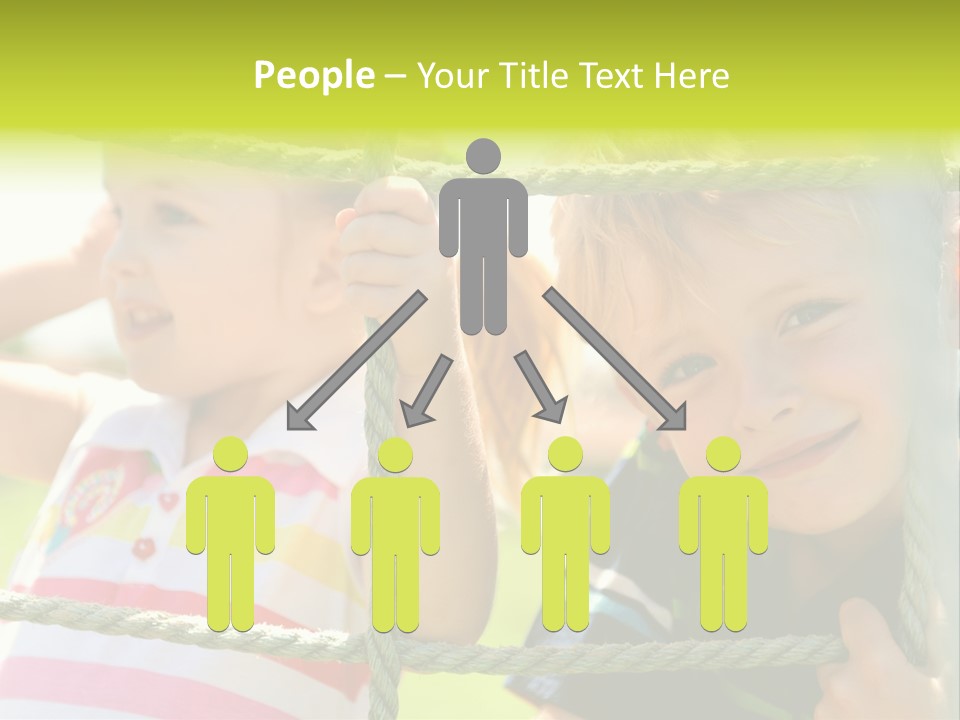 Love Childhood Toddler PowerPoint Template