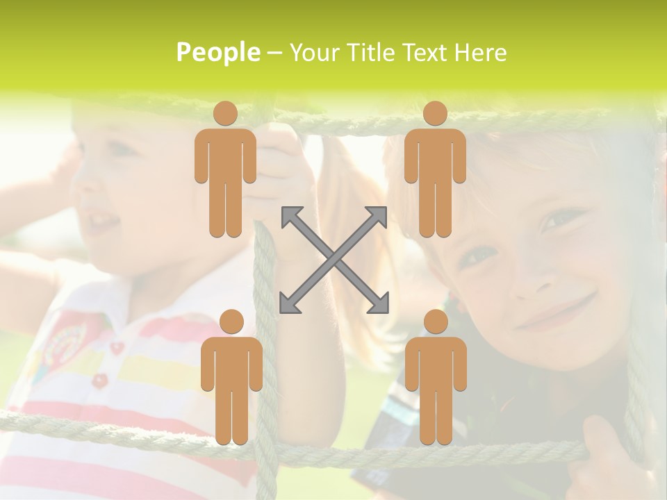 Love Childhood Toddler PowerPoint Template