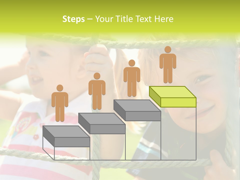 Love Childhood Toddler PowerPoint Template