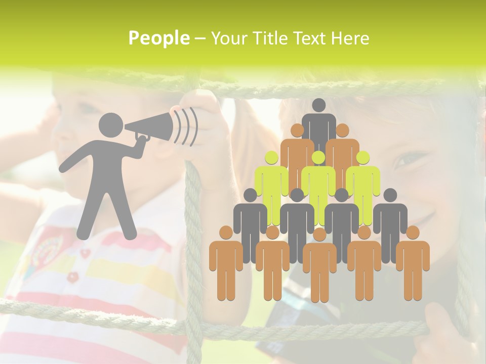 Love Childhood Toddler PowerPoint Template