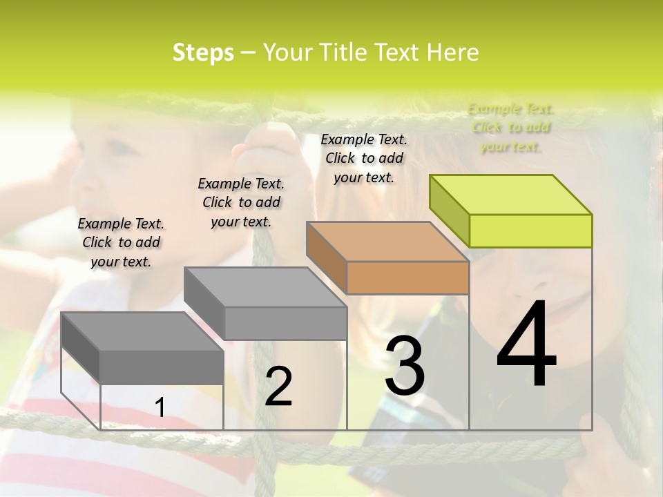 Love Childhood Toddler PowerPoint Template