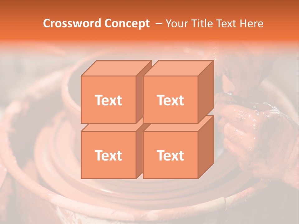 Horizontal Ceramic Retail PowerPoint Template