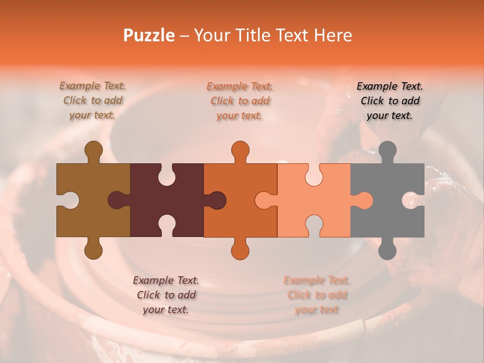 Horizontal Ceramic Retail PowerPoint Template