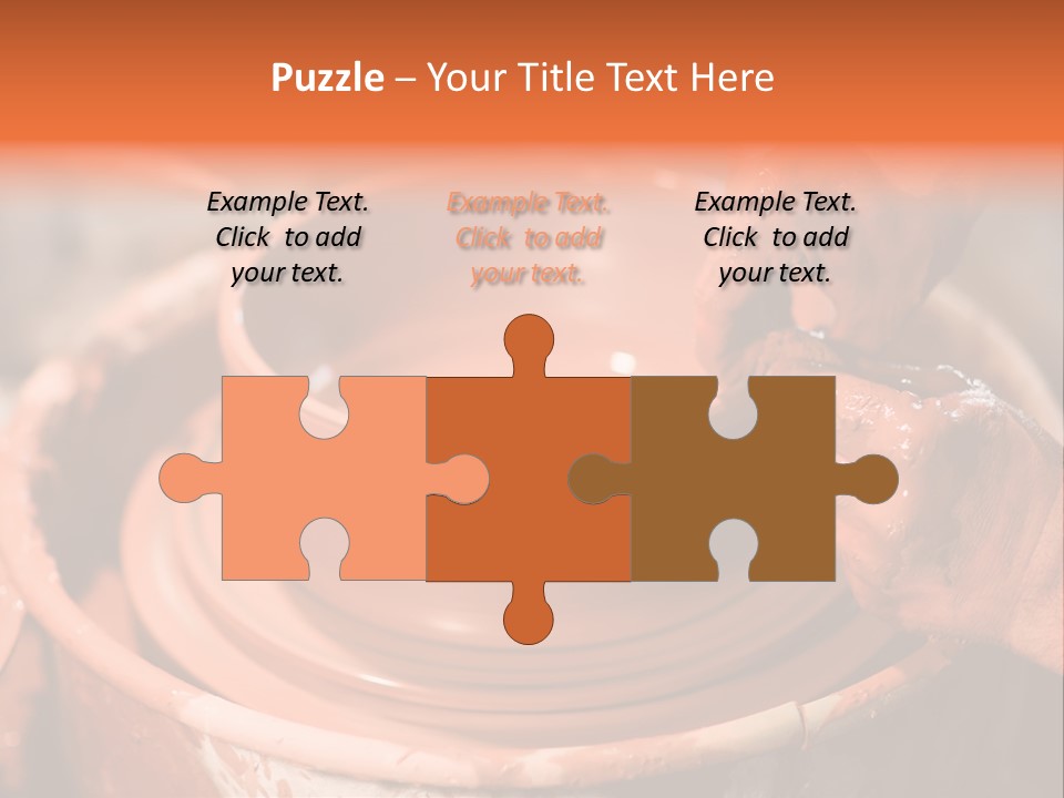 Horizontal Ceramic Retail PowerPoint Template