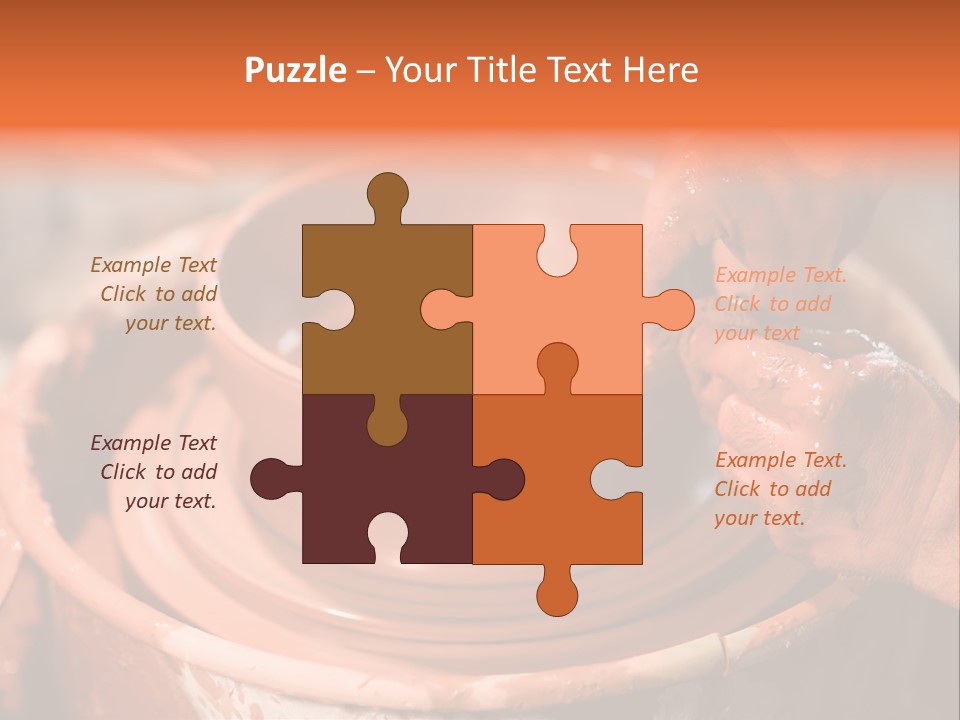 Horizontal Ceramic Retail PowerPoint Template