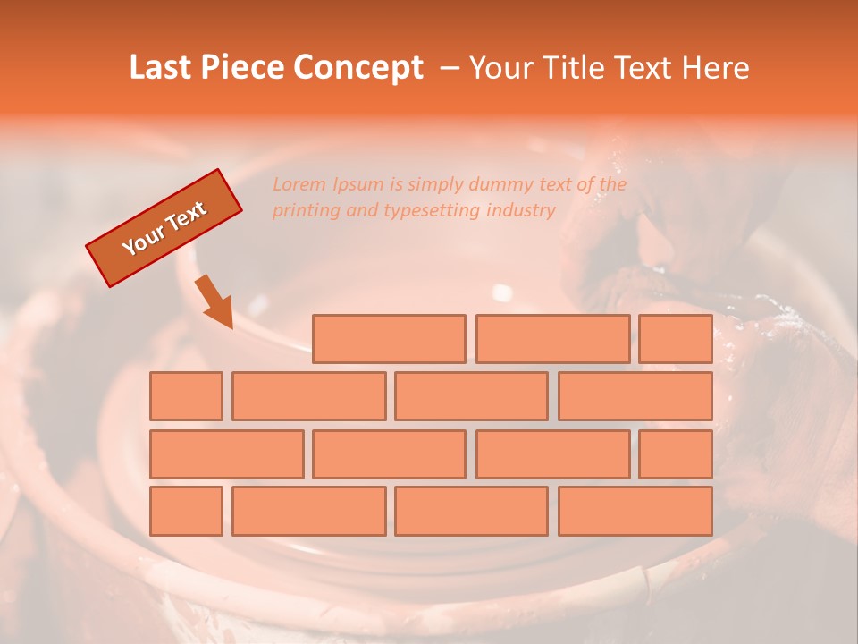 Horizontal Ceramic Retail PowerPoint Template