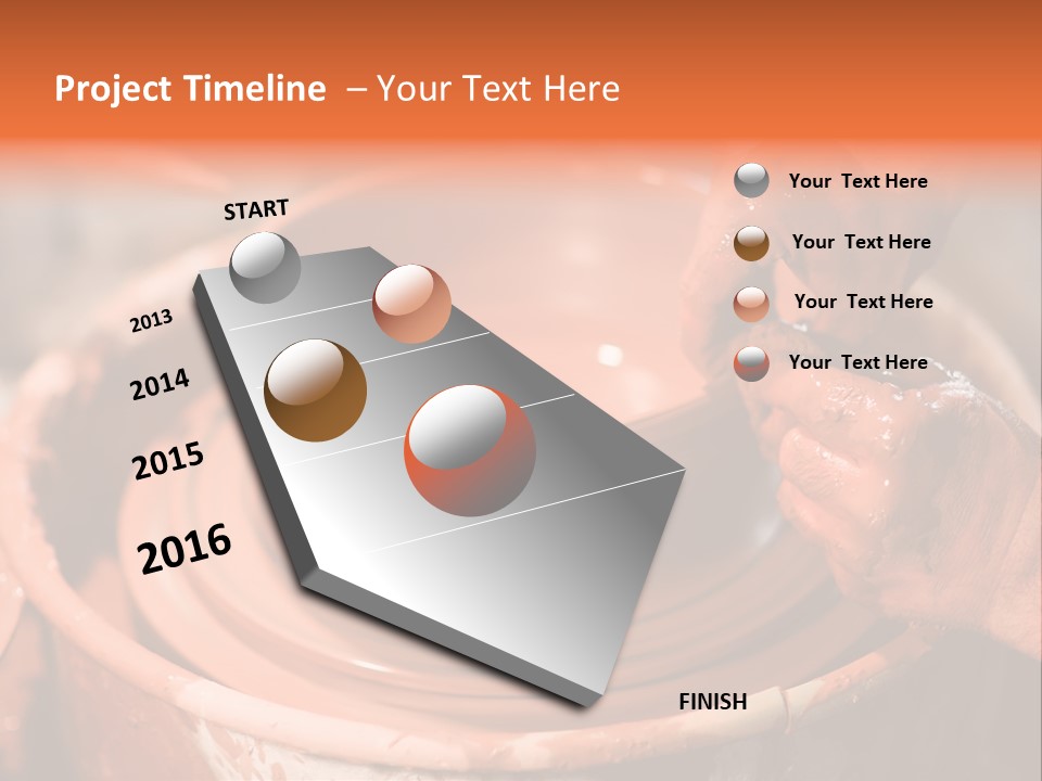 Horizontal Ceramic Retail PowerPoint Template