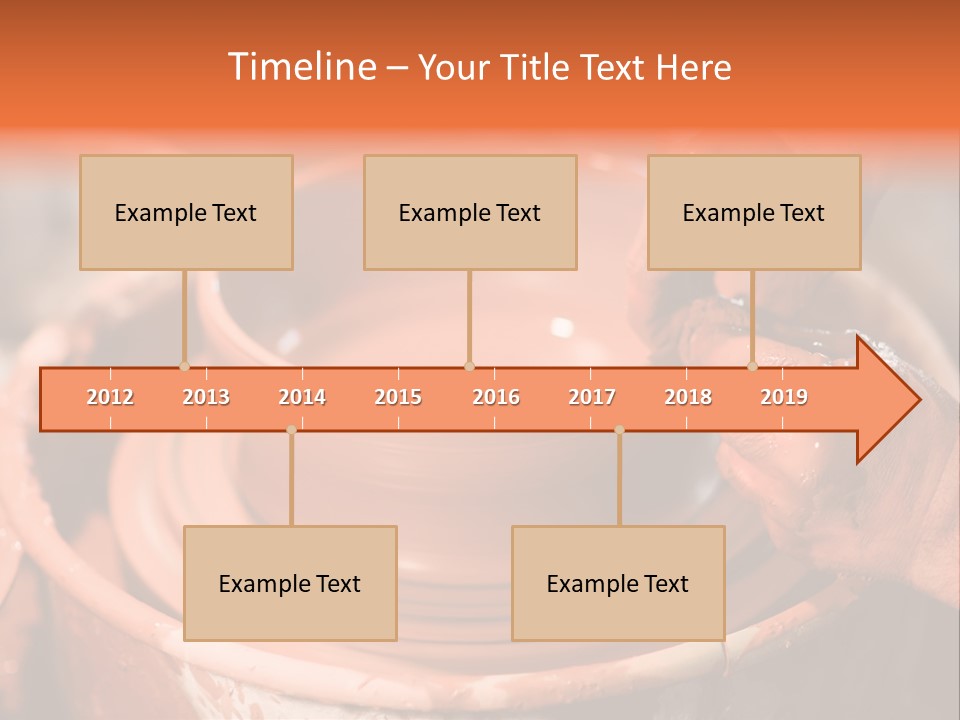 Horizontal Ceramic Retail PowerPoint Template