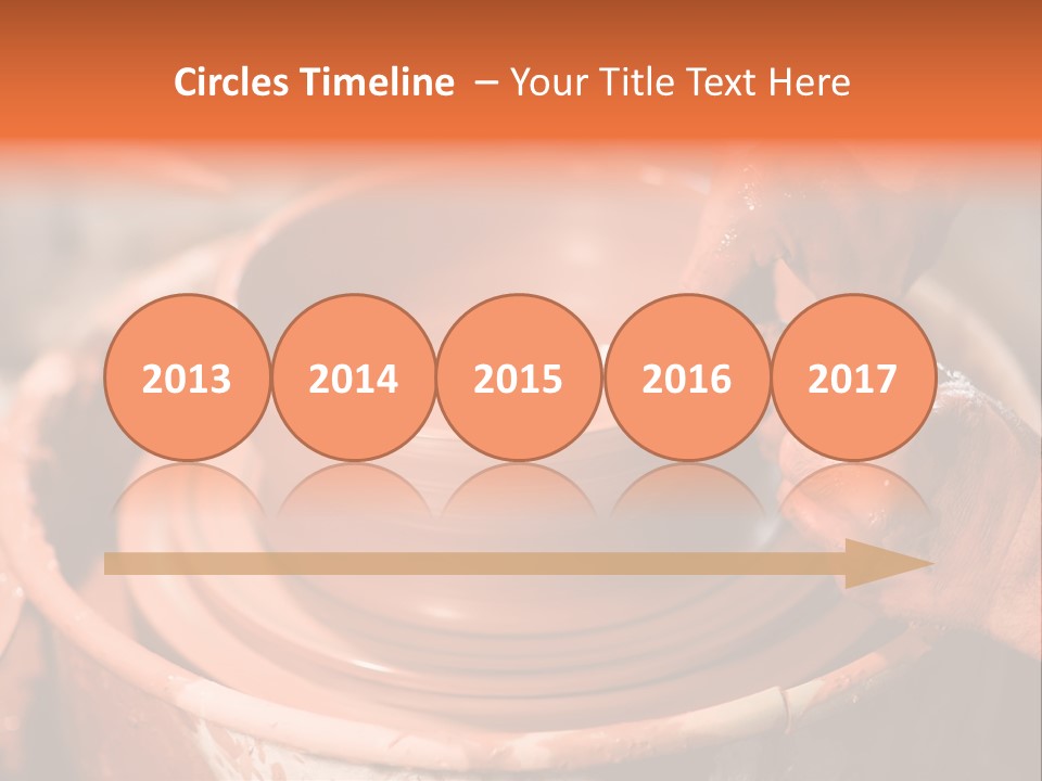 Horizontal Ceramic Retail PowerPoint Template