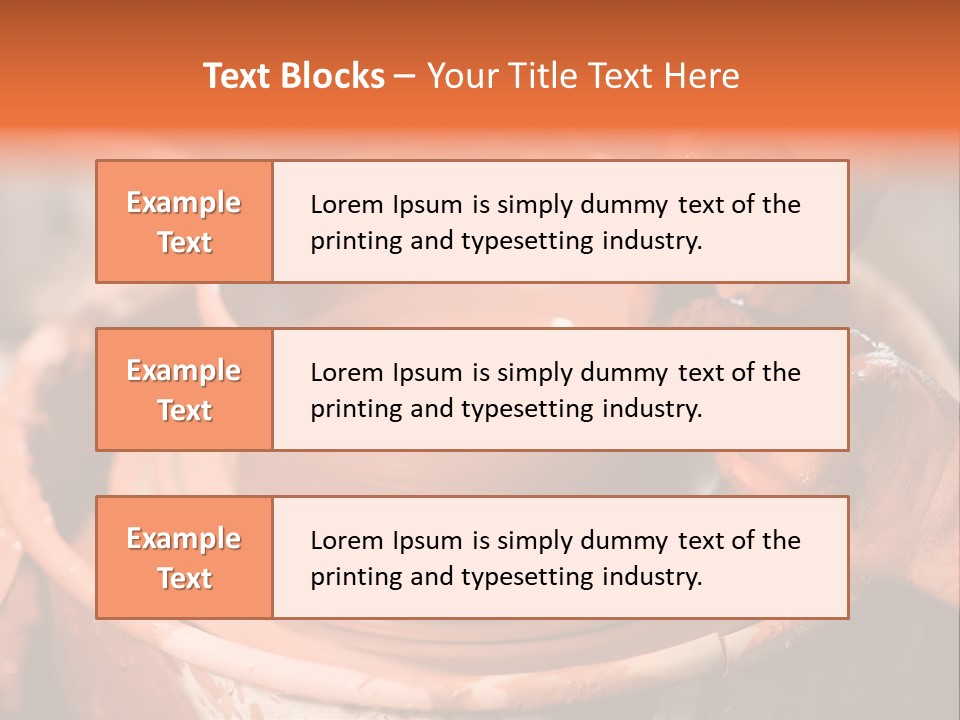 Horizontal Ceramic Retail PowerPoint Template