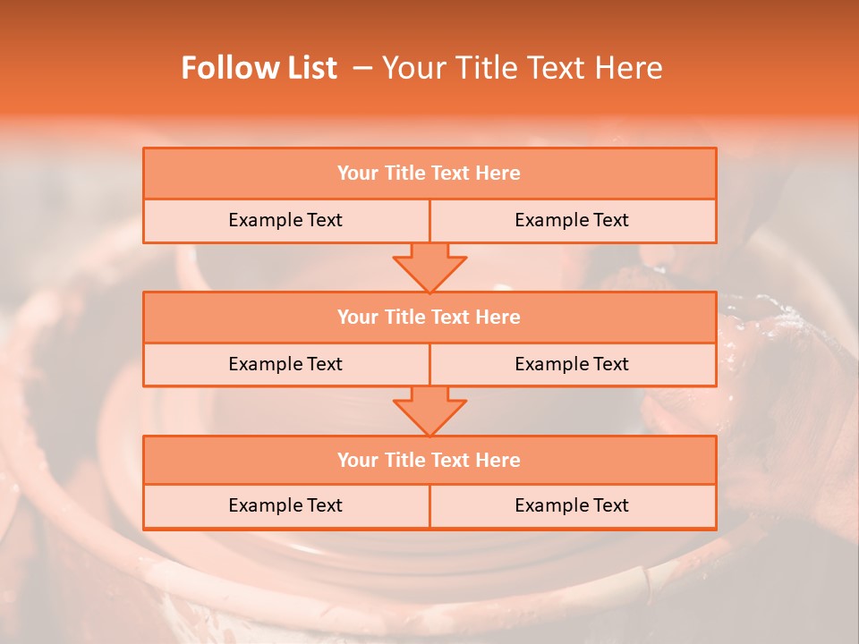 Horizontal Ceramic Retail PowerPoint Template